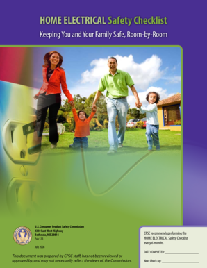 Home Electrical Safety Checklist