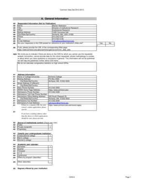 Common Data Set 2012-2013