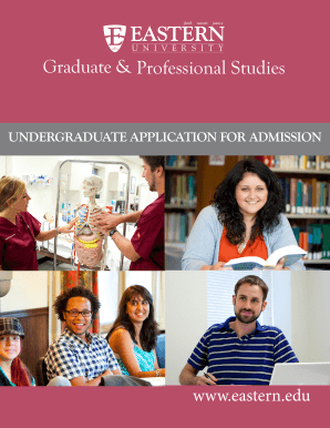 Undergraduate Application for Admission