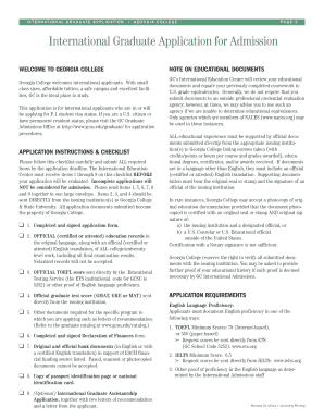 International Graduate Application Form