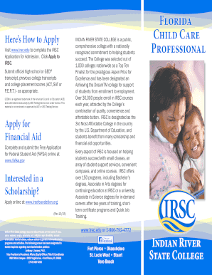 Florida Child Care Professional Credential Application