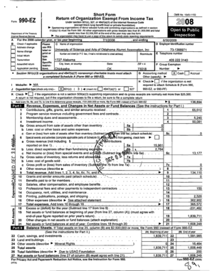 Form 990-EZ Tax Return