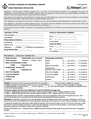 Group Insurance Application - My 7-Eleven Franchise Benefits