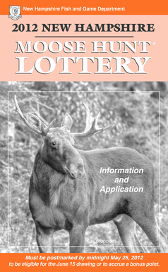 2012 New Hampshire Moose Hunt Lottery Application