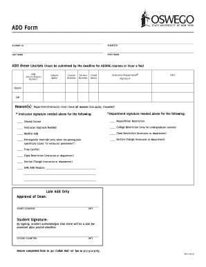 Course Add Form
