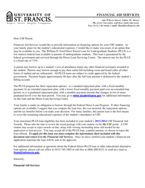 Federal Direct PLUS Loan Application