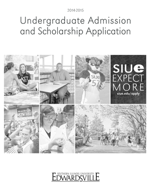 Undergraduate Admission and Scholarship Application