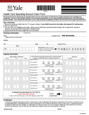 Health Care Claim Form