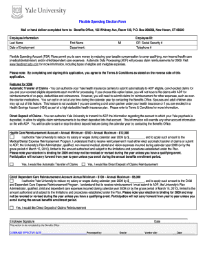Flexible Spending Election Form