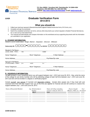 Graduate Verification Form