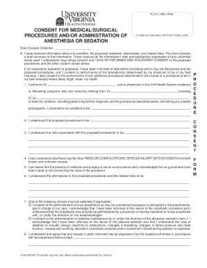 Medical Procedure Consent Form