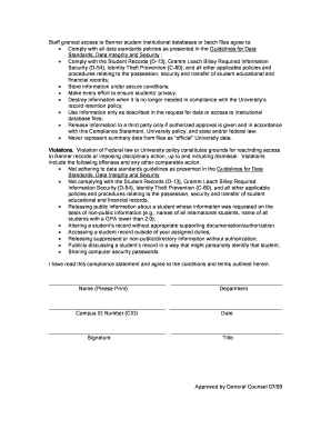 Banner Privacy & Security Compliance Statement