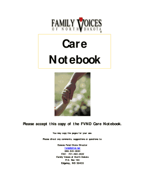 FVND Care Notebook