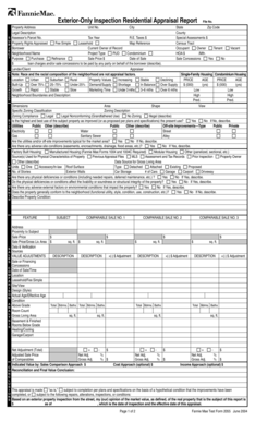 Residential Appraisal Report