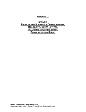 Home Health Care CAHPS Survey