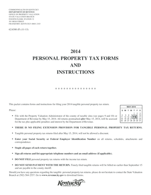 Kentucky Tangible Personal Property Tax Return