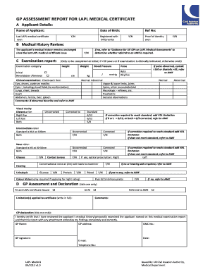 medical assessment form