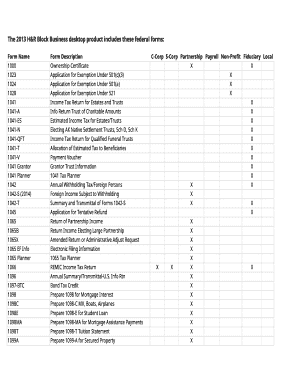 IRS Federal Tax Forms