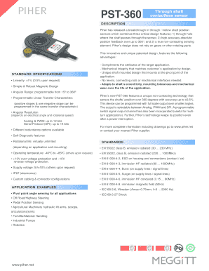 PST-360 Through Shaft Contactless Sensor