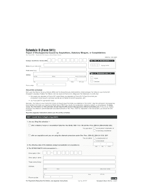 Schedule D (Form 941) for Discrepancies