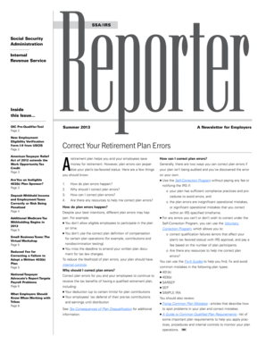 IRS Reporter Summer 2013