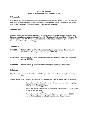 Rotary Club Form 990N Filing Guide