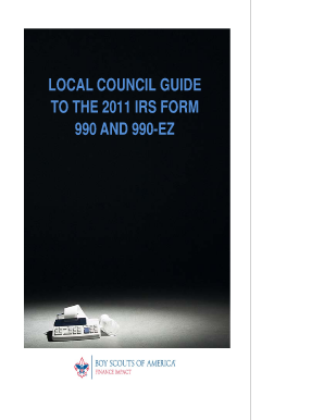 Local Council Guide to the 2011 Form 990