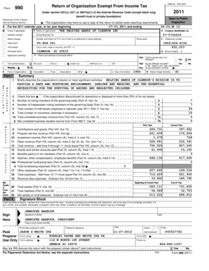 Form 990 Return of Organization Exempt From Income Tax