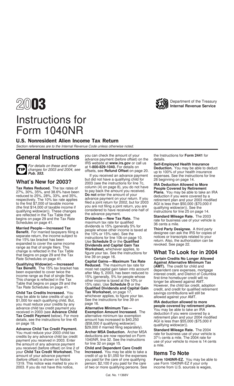 Instructions for Form 1040NR