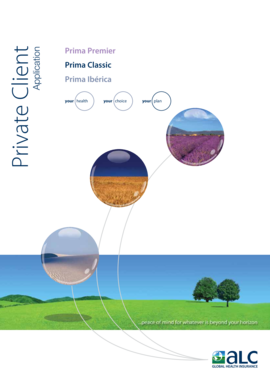 Private Client Health Insurance Application