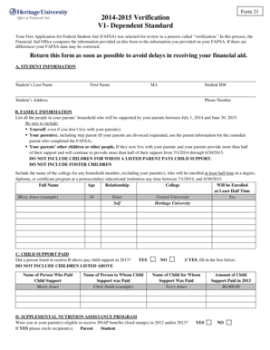 Form 21 2014-2015 Verification