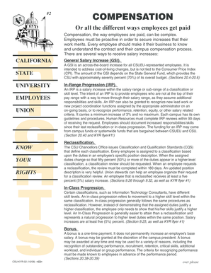 California State University Employee Compensation Guide