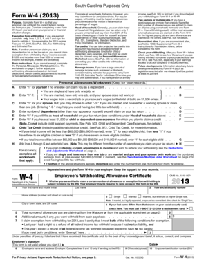 Form W-4 (2013) - AccuChex Payroll Services