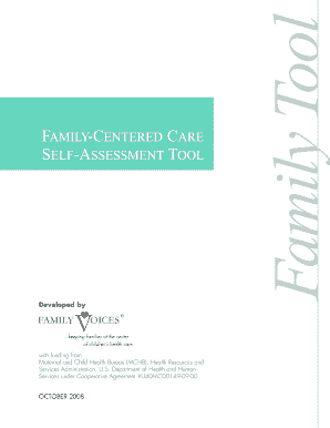 Family-Centered Care Self-Assessment Tool