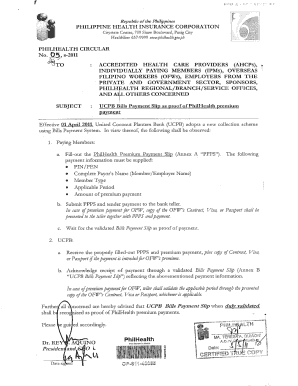 PhilHealth Premium Payment Slip