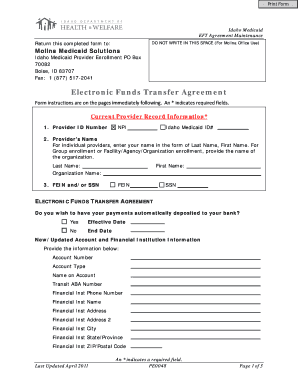 Fillable Online idaho medicaid application form Fax Email ...