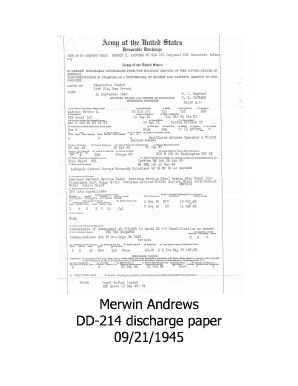 Blank dd 214 form pdf - printable dd 214 form pdffiller 2007