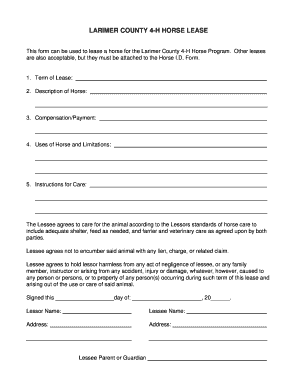 Horse lease agreement template - Horse.lease.form.doc. Bedienungsanleitung JVC UX-G49 - colostate