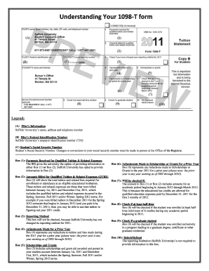 1098-T Form Explanation