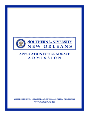 Graduate Admission Application