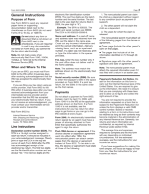 IRS Form 8453 Instructions