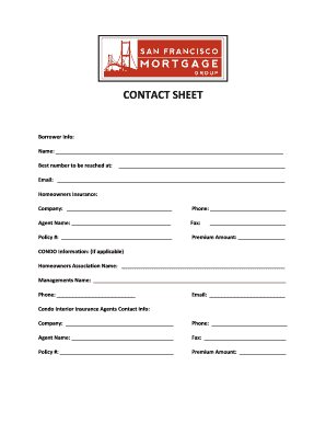 Lending Checklist and Disclosures