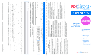 RxDirect New Member Enrollment Form