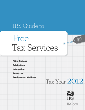 IRS Guide to Free Tax Services