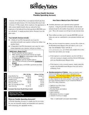 Flexible Spending Account Enrollment Form