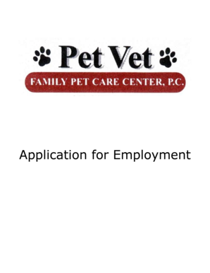 Application for Employment