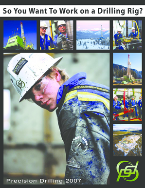 Precision Drilling Rig Work Application