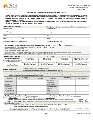 Group Application for Social Workers