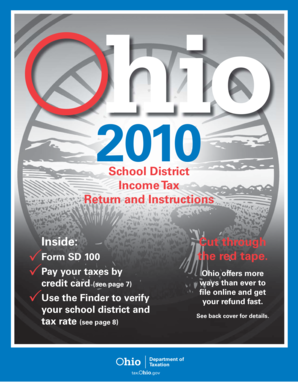 Ohio School District Income Tax Return