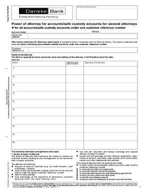 Konto-/Depotvollmacht